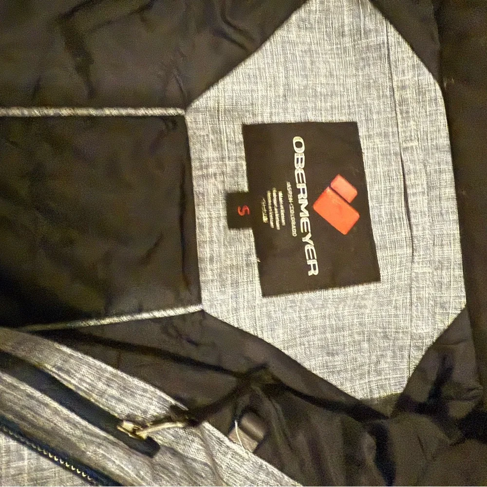 Men’s obermeyer ski Hooded Jacket- small - Picture 3 of 5